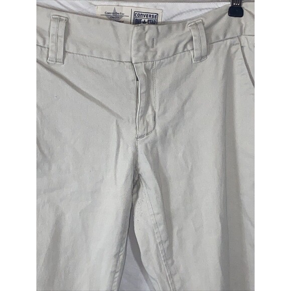 Converse Womens Sz 8 Pants Wide Leg Khaki Light Weight Pockets - Skateboard B2 - Picture 4 of 12